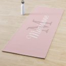 Search for monogram yoga mats Typography