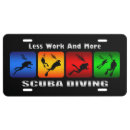 Search for scuba diving license plates Swimming