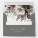 Search for christmas wedding envelopes Return address