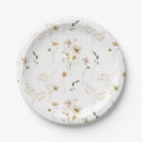 Search for boho baby shower plates Floral