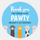 Search for cat birthday stickers Kitten