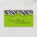 Search for zebra print business cards Pattern