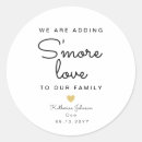 Search for smore love stickers Baby shower