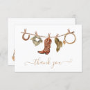 Search for cowboy thank you postcards Baby boy