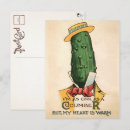Search for vegetable puns postcards Vintage