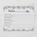 Search for floral wedding advice cards Wishes for the bride