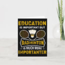 Search for badminton birthday cards Funny