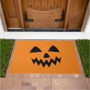 Search for scary halloween doormats Orange