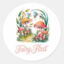 Search for enchanted forest stickers Girl 1st birthday