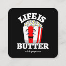 Search for popcorn business cards Snack