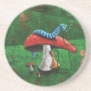 Search for alice in wonderland coasters Caterpillar