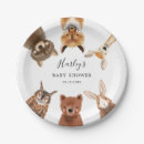 Search for woodland baby shower plates Rustic