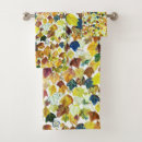 Search for fall color bath towels Watercolor