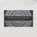 Search for mandala business cards Turquoise