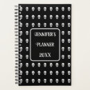 Search for skull planners Black and white