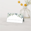 Search for eucalyptus wedding place cards Greenery