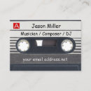 Search for cassette tape business cards Artist