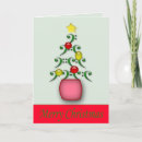 Search for musical notes christmas cards Red