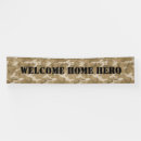 Search for welcome home banners Camouflage