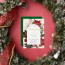 Search for festive christmas wedding invitations Floral