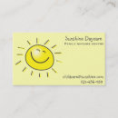 Search for sunshine business cards Daycare