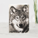 Search for wolf birthday cards Wolves