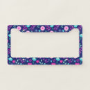 Search for floral license plate frames Pink
