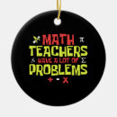 Search for math teacher ornaments Geek