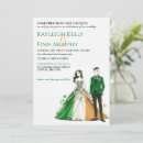 Search for shamrock wedding invitations Couple