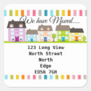Search for we have moved stickers New house