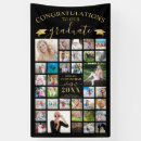 Search for black and gold graduation banners Congratulations graduate