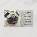 Search for pug business cards Animals