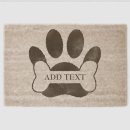 Search for footprints doormats Dog