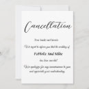 Search for cancellation wedding announcement cards Simple