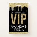 Search for event badges Backstage pass