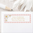 Search for daisy return address labels Girly