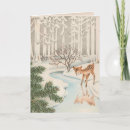 Search for vintage deer christmas cards Forest