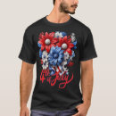 Search for red white and blue tshirts Flowers