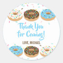 Search for blue stickers Donut