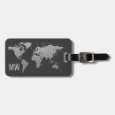 Search for travel luggage tags map