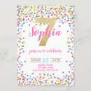 Search for confetti birthday invitations gold glitter