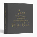 Search for grandmas book avery recipe binders Grandmother