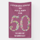 Search for 50th anniversary wedding banners Party