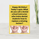 Search for funny dentist cards Pun