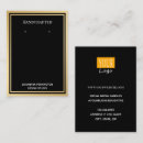 Search for gold border business cards Boutique
