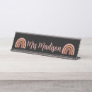 Search for rainbow name plates Boho