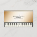 Search for musician business cards Piano