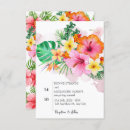 Search for watercolor flowers wedding invitations Hibiscus