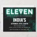 Search for 6 year old girl birthday invitations Neon