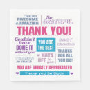 Search for thank you napkins Typography